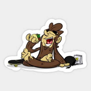 Big Foot Jones Skateboard Sticker